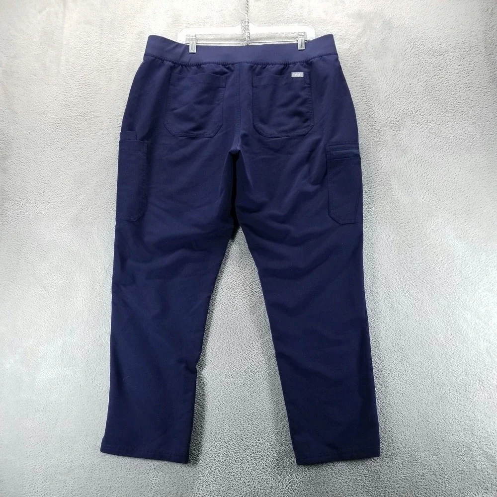 FIGS Pants Mens 2XL Blue Technical Collection Scrub Cargo Stretch Workwear Nurse